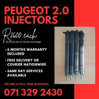 Peugeot 2.0 Diesel Injectors For Sale With Warranty