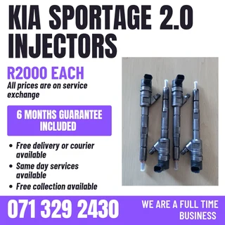 Kia Sportage 2.0 Injectors For Sale With Warranty