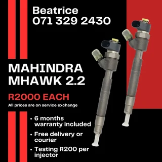 Mahindra Mhawk 2.2 Injectors For Sale With Warranty