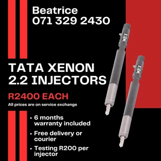 Tata Xenon 2.2 Injectors For Sale With Warranty On