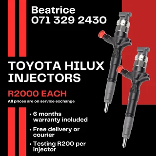 Toyota Hilux 3.0 Injectors For Sale With Warranty
