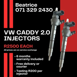 Vw Caddy 2.0 Injectors For Sale With Warranty On