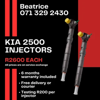 Kia 2500 Injectors For Sale With Warranty