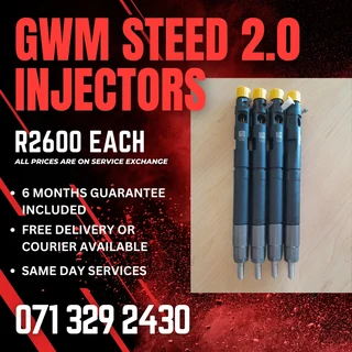 Gwm Steed 2.0 Injectors For Sale With Warranty
