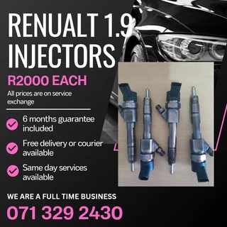 Renualt Megane 1.9 Injectors For Sale With Warranty