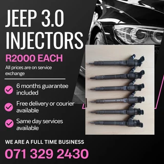 Jeep 3.0 Injectors For Sale With Warranty