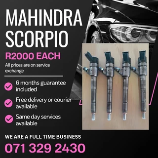Mahindra Scorpio 2.2 Injectors For Sale With Warranty