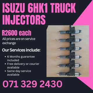 Isuzu 6hk1 Truck Injectors For Sale With Warranty