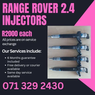 Range Rover 2.4 Diesel Injectors For Sale With Warranty