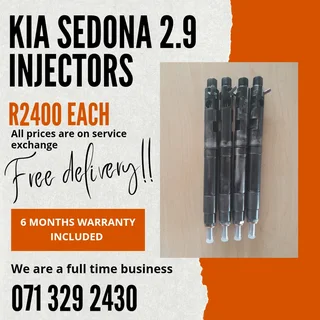 Kia Sedona 2.9 Injectors For Sale With Warranty On