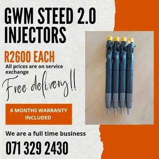 Gwm Steed 2.0 Vgt Injectors For Sale With Warranty