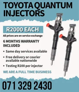 Toyota Quantum Diesel Injectors For Sale With Warranty