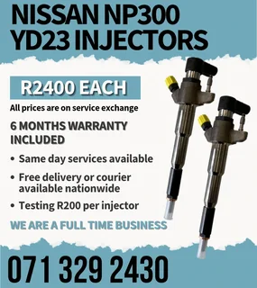 Nissan Np300 Yd23 Injectors For Sale With Warranty