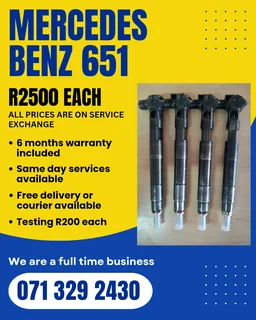 Mercedes Benz Vito 651 Diesel Injectors For Sale With Warranty
