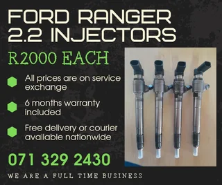 Ford Ranger 2,2 Injectors For Sale With Warranty