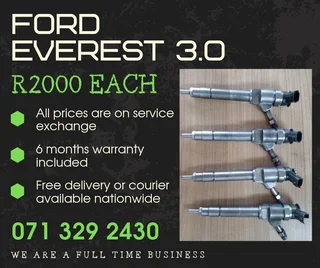 Ford Everest 3.0 Diesel Injectors For Sale With Warranty