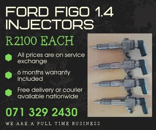 Ford Figo 1.4 Diesel Injectors For Sale With Warranty