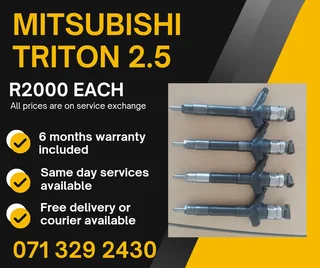 Mitsubishi Triton 2.5 Injectors For Sale With Warranty