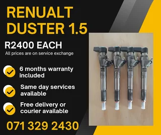 Renualt Duster 1.5 Diesel Injectors For Sale With Warranty