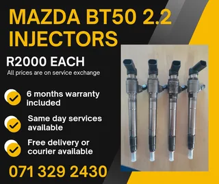 Mazda Bt50 2.2 Diesel Injectors For Sale With Warranty