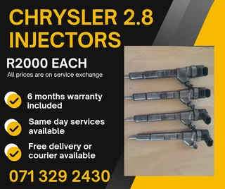 Chrysler 2.8 Injectors For Sale With Warranty