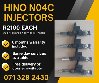 Hino N04c Injectors For Sale With Warranty