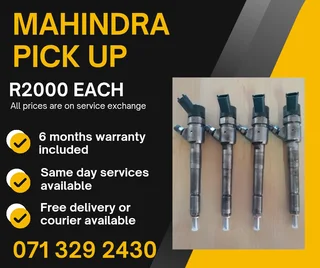 Mahindra Pick Up Injectors For Sale With Warranty