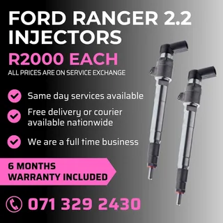 Ford Ranger 2.2 Diesel Injectors For Sale With Warranty