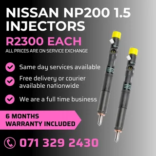 Nissan Np200 1.5 Diesel Injectors For Sale With Warranty