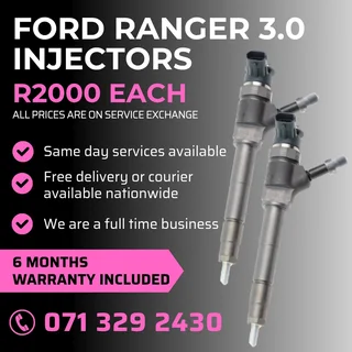Ford Ranger 3.0 Diesel Injectors For Sale With Warranty