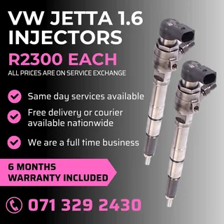 Vw Jetta 1.6 Diesel Injectors For Sale With Warranty