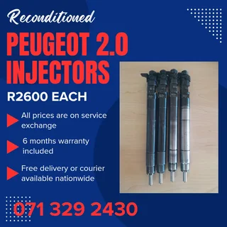 Peugeot 2.0 Diesel Injectors For Sale With Warranty