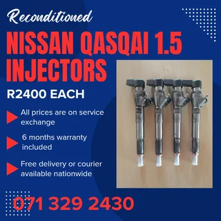 Nissan Qasqai 1.5 Diesel Injectors For Sale With Warranty