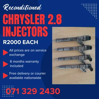 Chrysler 2.8 Injectors For Sale With Warranty On