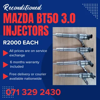 Mazda Bt50 3.0 Diesel Injectors For Sale With Warranty