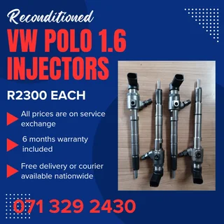 Vw Polo 1.6 Diesel Injectors For Sale With Warranty