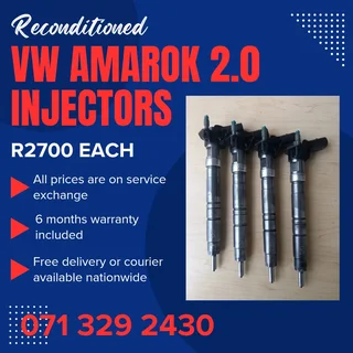 Vw Amarok 2.0 Diesel Injectors For Sale With Warranty