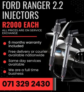 Ford Ranger 2.2 Diesel Injectors For Sale With Warranty
