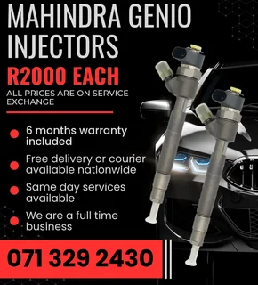 Mahindra Genio Diesel Injectors For Sale With Warranty