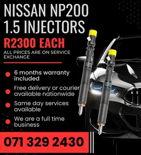 Nissan Np200 1.5 Diesel Injectors For Sale With Warranty