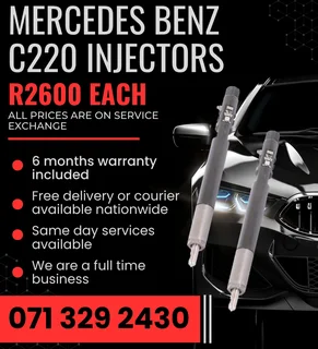 Mercedes Benz C220 Diesel Injectors For Sale With Warranty