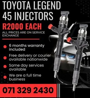 Toyota Legend 45 Diesel Injectors For Sale With Warranty