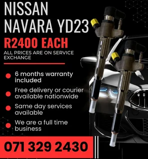 Nissan Navara 2.3 Diesel Injectors For Sale With Warranty