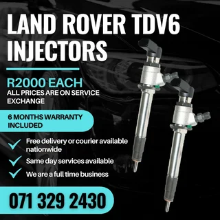 Land Rover Discovery Tdv6 Diesel Injectors For Sale With Warranty