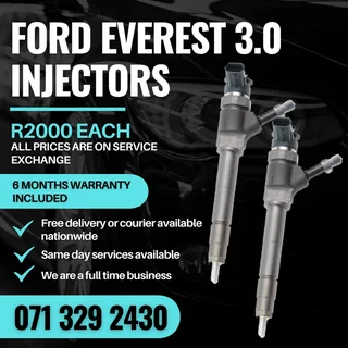 Ford Everest 3.0 Diesel Injectors For Sale With Warranty