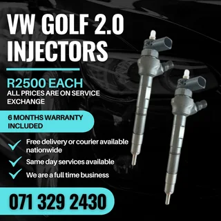 Vw Golf 2.0 Injectors For Sale With Warranty