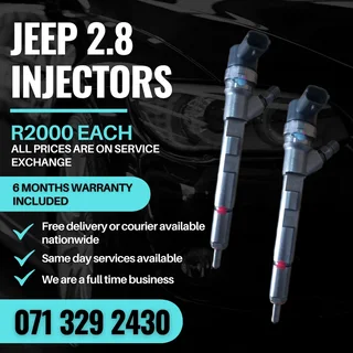 Jeep 2.8 Diesel Injectors For Sale With Warranty