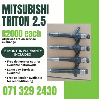 Mitsubishi Triton 2.5 Injectors For Sale With Warranty