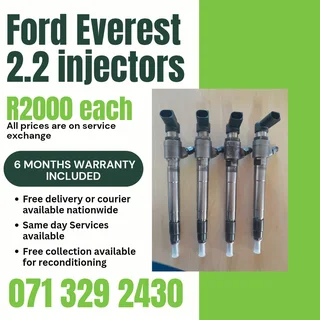 Ford Everest 2.2 Diesel Injectors For Sale With Warranty