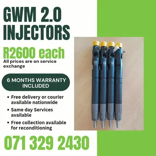 Gwm Steed 2.0 Injectors For Sale With Warranty